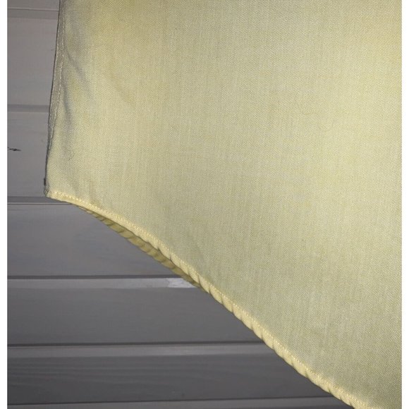 LAUREN Ralph Lauren Dress Shirt Sz 16 33/33 Yellow Button-Up Non Iron *VGUC - Picture 6 of 10